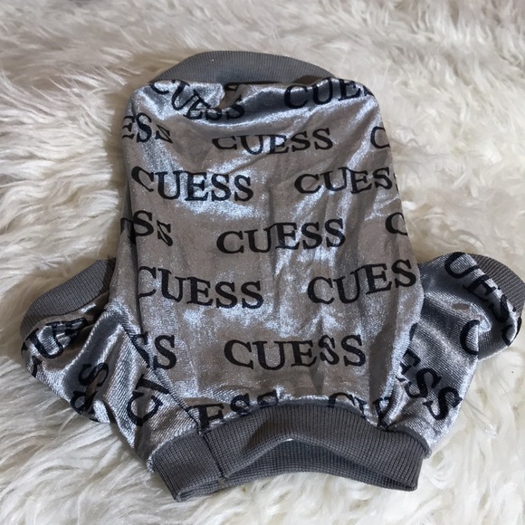 Silver brand inspired pet sweater/shirt - Picture 2 of 10